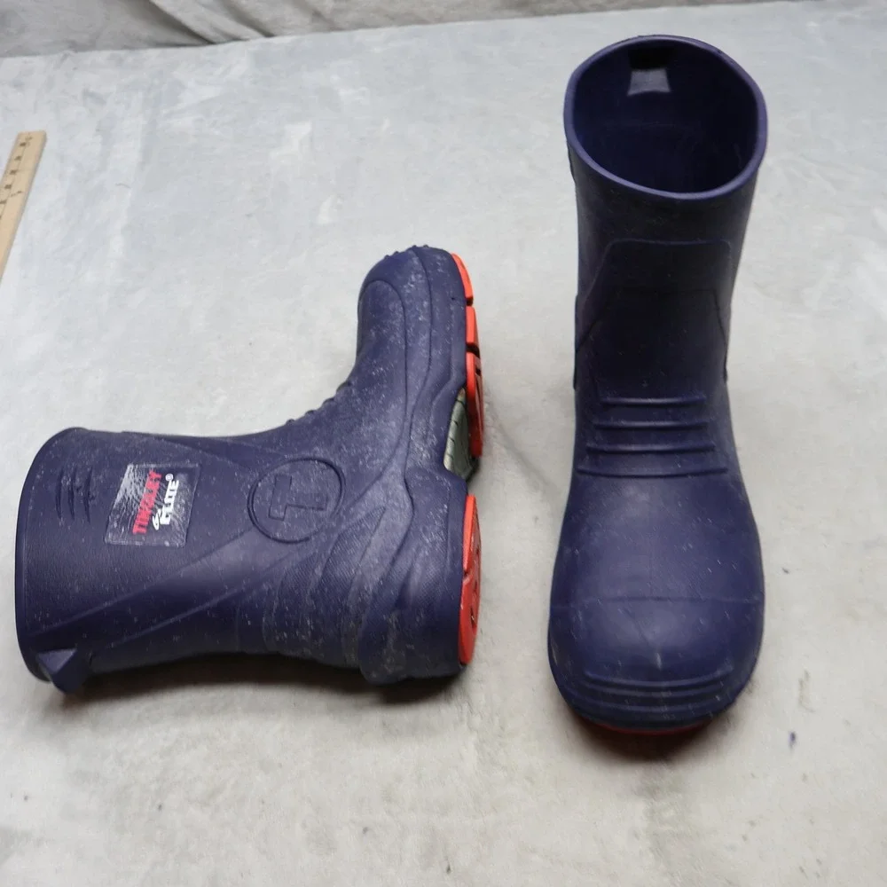 Tingley Unisex M12 W14 Rain Boot Blue Flite Safety Toe Waterproof Rubber Pull On